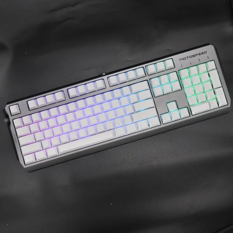 PBT mechanical keycap sublimation original factory height white unengraved 108 keys