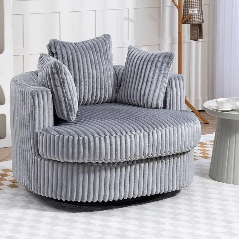 Sakura swivel chair - bedroom lazy sofa, rotating living room chair, single seater