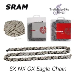 SRAM SX NX GX EAGLE 1X12s 12S 12V 12 Speed MTB Bicycle Mountain Bike Chain With Original 126L Links with Power Lock link