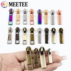 20Pcs 3#/5# Zipper Slider For Nylon Zippers Tape Garment Pocket Zip Pull Head Zips Repair Kit DIY Sewing Replacement Accessories