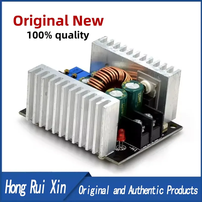 300W 20A DC-DC Buck Converter ขั้นตอนลงโมดูลคงที่ LED Driver ขั้นตอนลงแรงดันไฟฟ้าโมดูล Electrolytic Capacitor