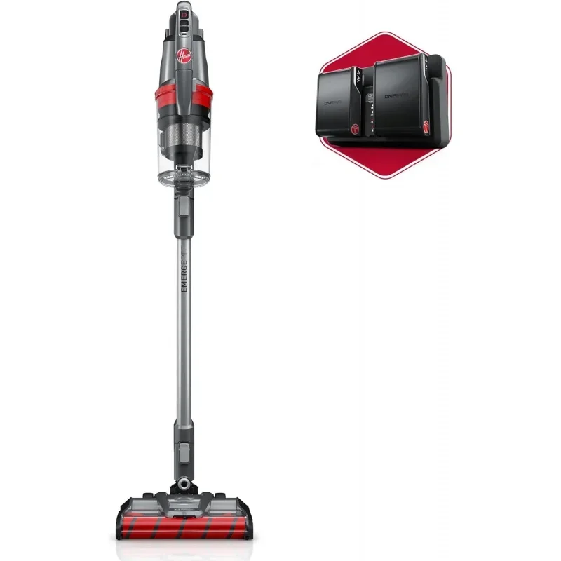 

QWHoovvers ONEPWR WindTunnel Emerge Pet Cordless Lightweight Stick Vacuum with All-Terrain Dual Brush Roll,2 Batteries Included,