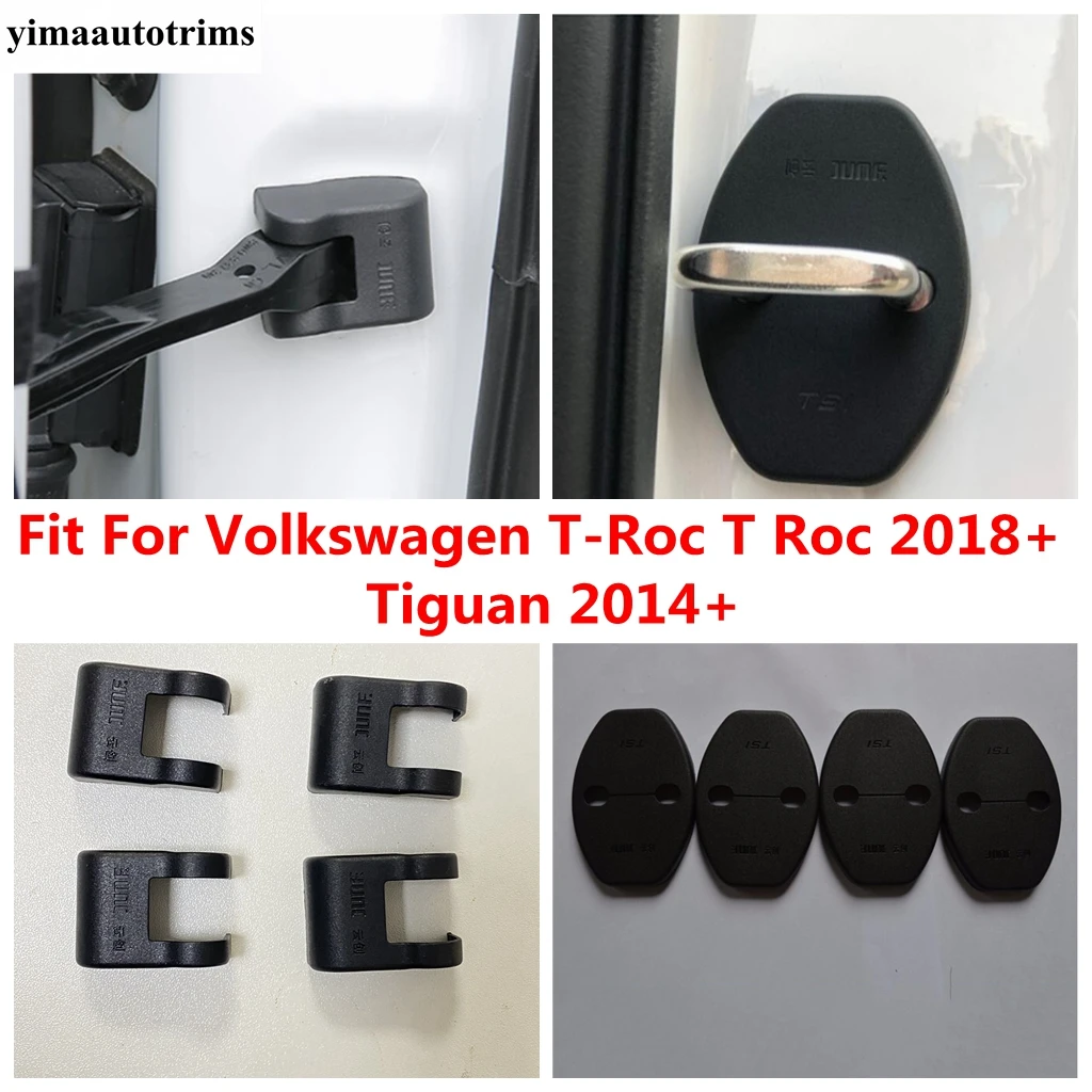 

Car Door Stop Limit Rust Lock Protection Cover Trim Fit For Volkswagen T-Roc T Roc 2018 - 2024 / Tiguan 2014 - 2022 Accessories