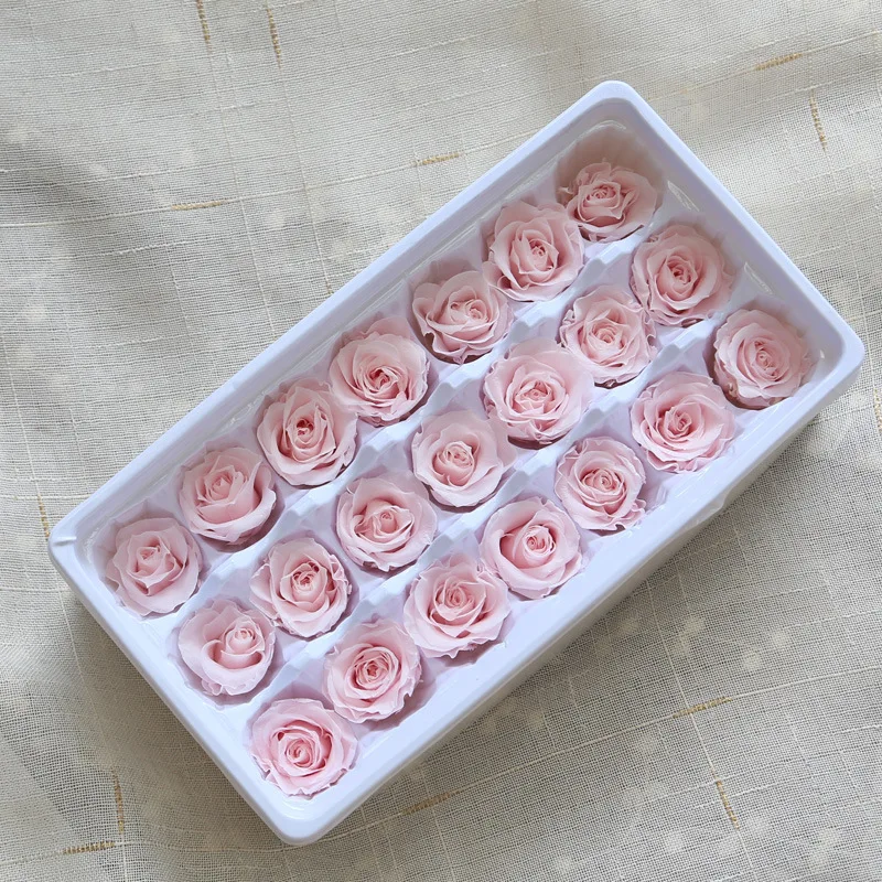 21Pcs/Box B Grade Eternal Moisturizing Roses Flowers Wedding Party Decoration Diy Valentine'S Day Mother'S Day Gift Box Cheap