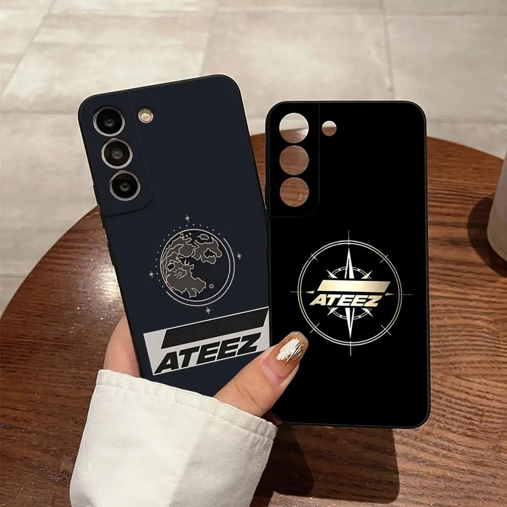 ATEEZ Kpop Phone Case For S23 Fe Samsung S24 Ultra S22 S20 S21 Plus Galaxy A54 A34 A24 A53 Note 20 Back Cover