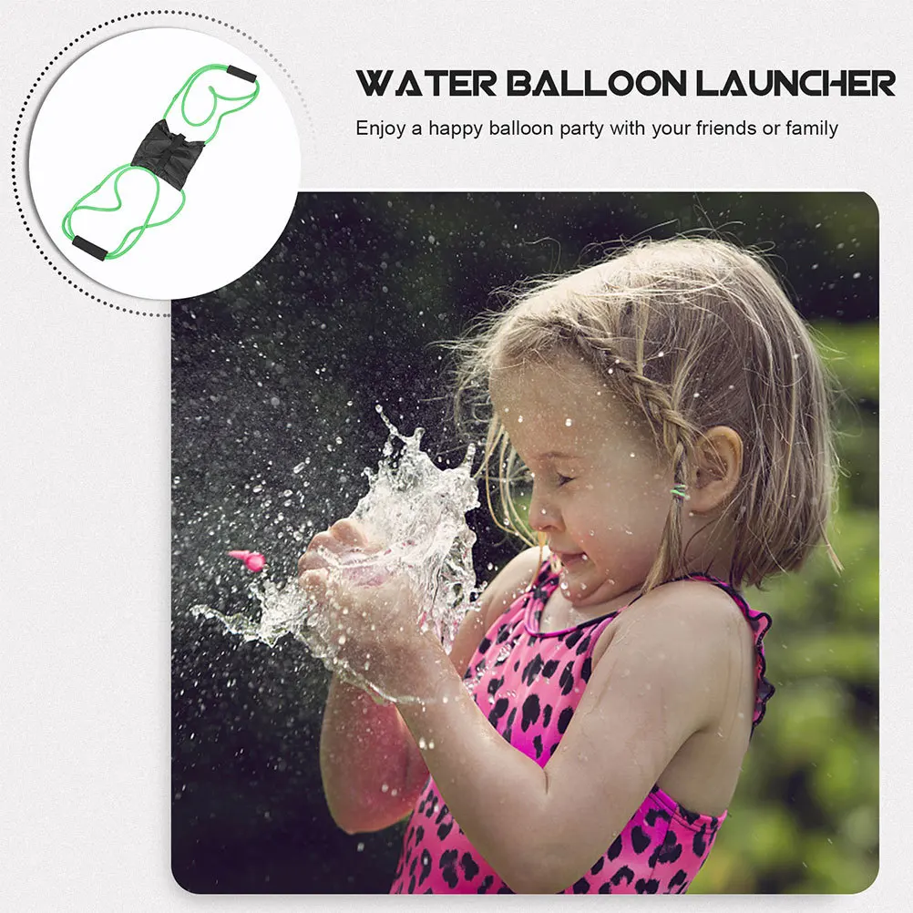 2Pcs Water Balloon Launcher Outdoor Dual Catapult Blue for Pool Party Beach Fun Water Games T Shirt Launcherwater
