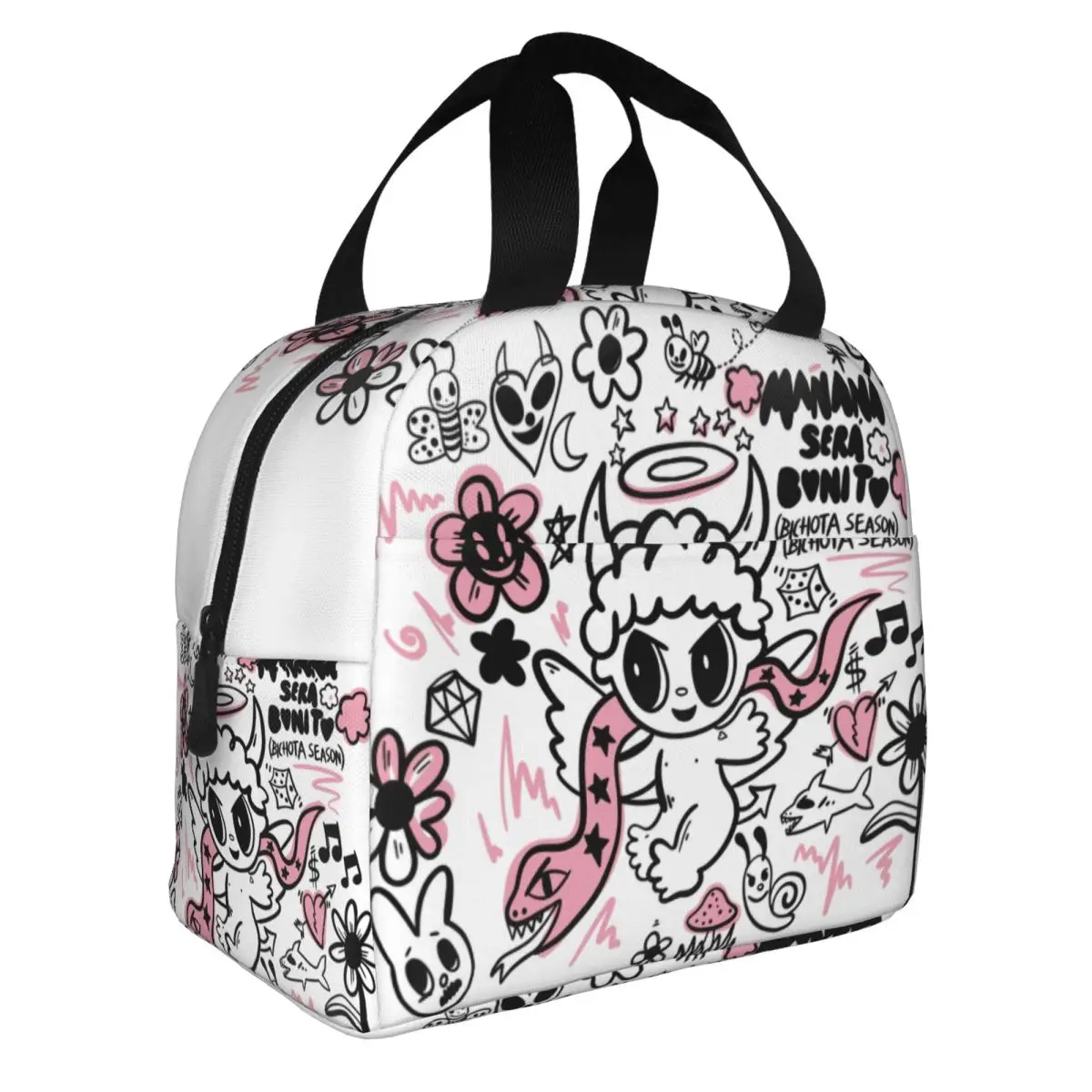 Reggae Ainger Karol G Bichota Season Portable Lunch Boxes Women Waterproof Thermal Cooler Food Insulated Lunch Bag School Office