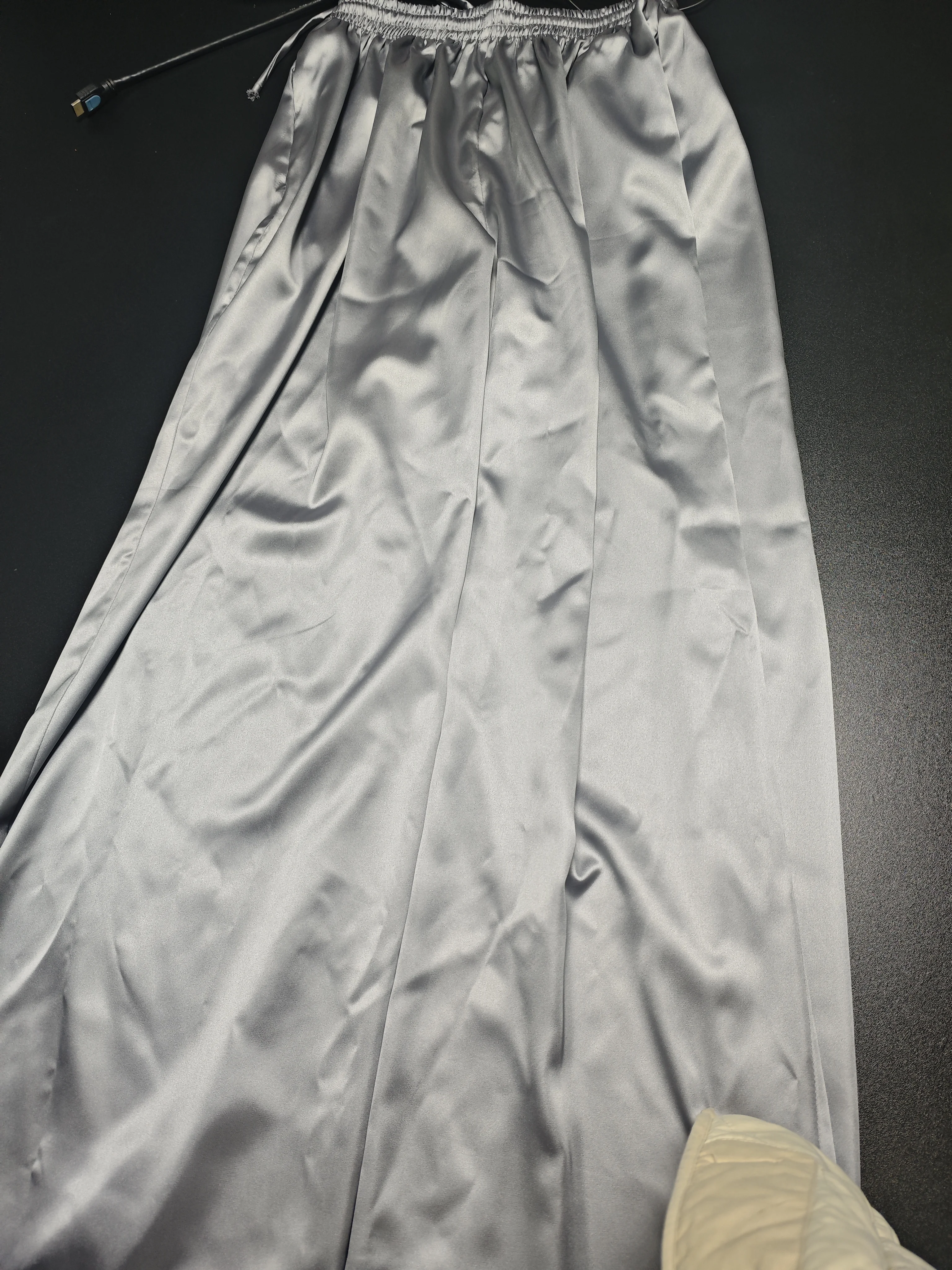 Spring Summer 2026 New Women's Drawstring Casual Floor Pants Wide Leg Pants