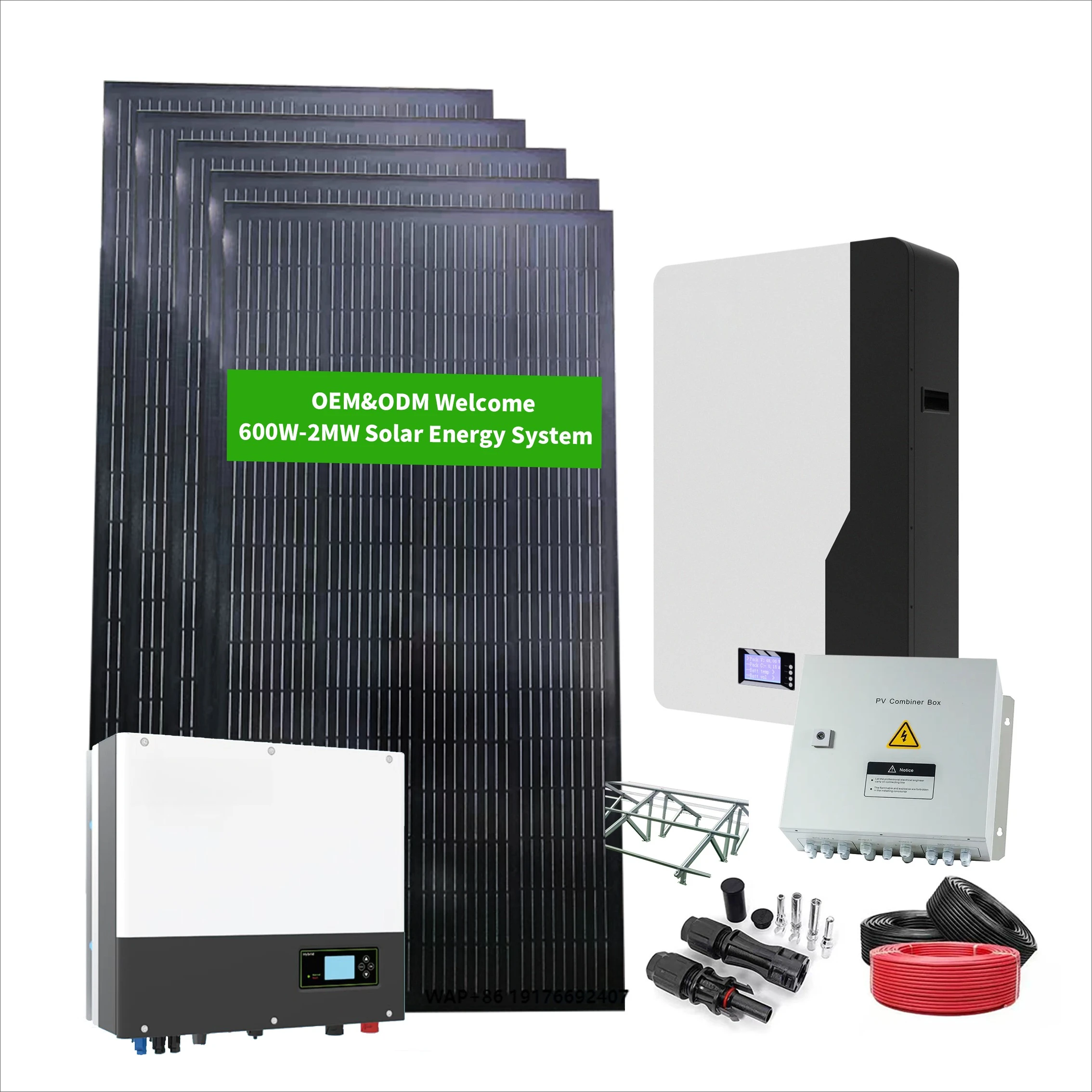 30KVA Solar and Wind Energy Systems Excellent Quality Solar System 30 KW New Design Solar Energy System Lithium
