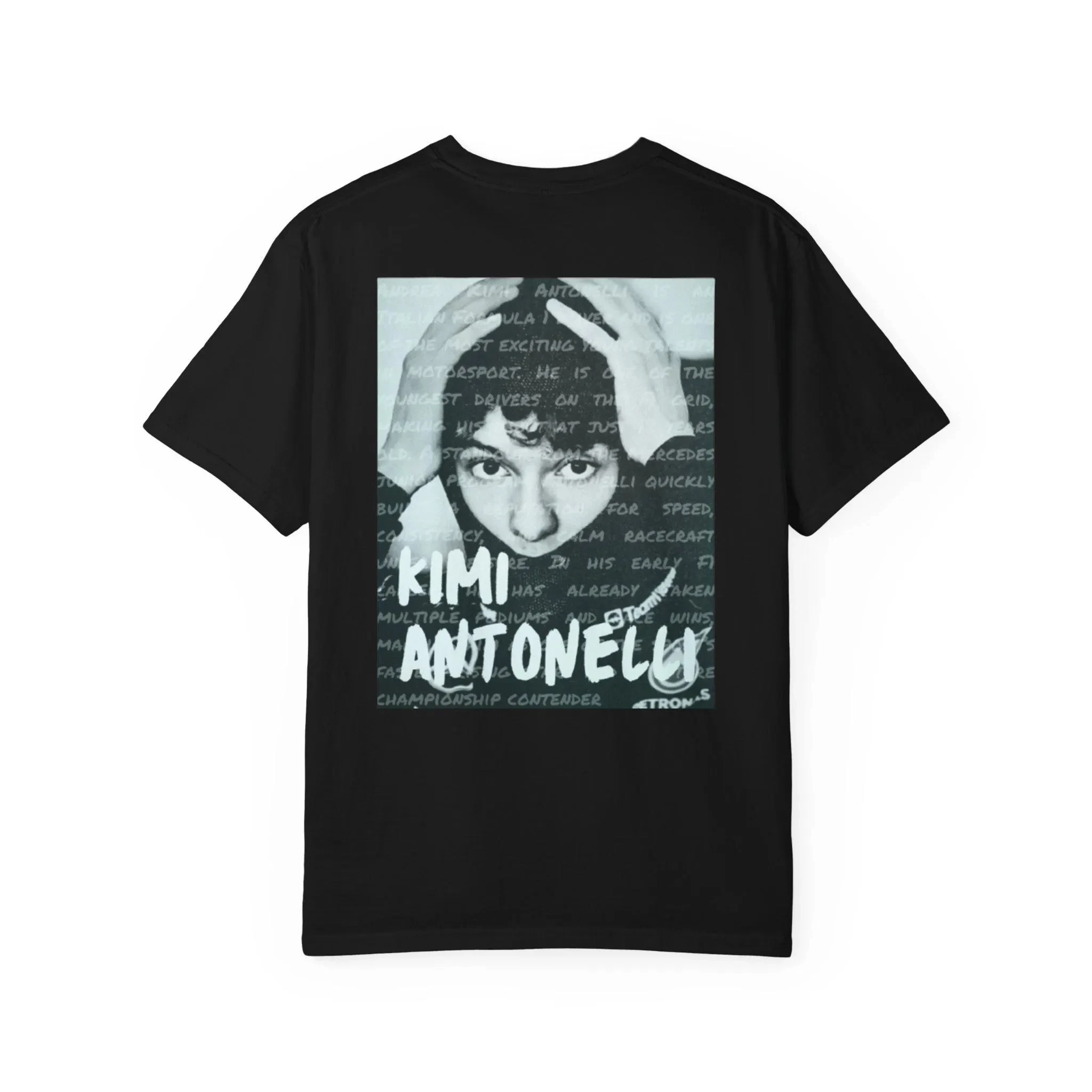 2026 Kimi Antonelli F1 Retro Pure Cotton T-shirt: Racing Driver Vintage Style Fan Gift Champion Surrounding Comfortable Quality