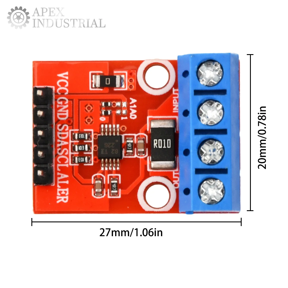 Ina226 Huidige Spanning Monitoring Sensor Module Iic I2c Interface Bi-Directionele Zero-Drift Breakout Board Voor Arduino DC2.7-5.5