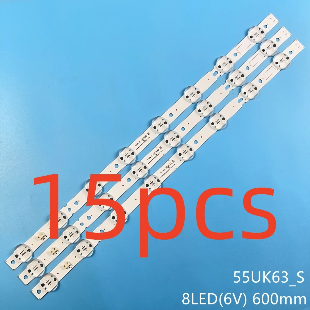 15pcs LED Backlight Strip for  55UK6360PSF 55UK6360 55UK6300 55UK6200 55UK6470 55UK6400 SSC_TRIDENT_55UK63_S SVL550AS48AT5