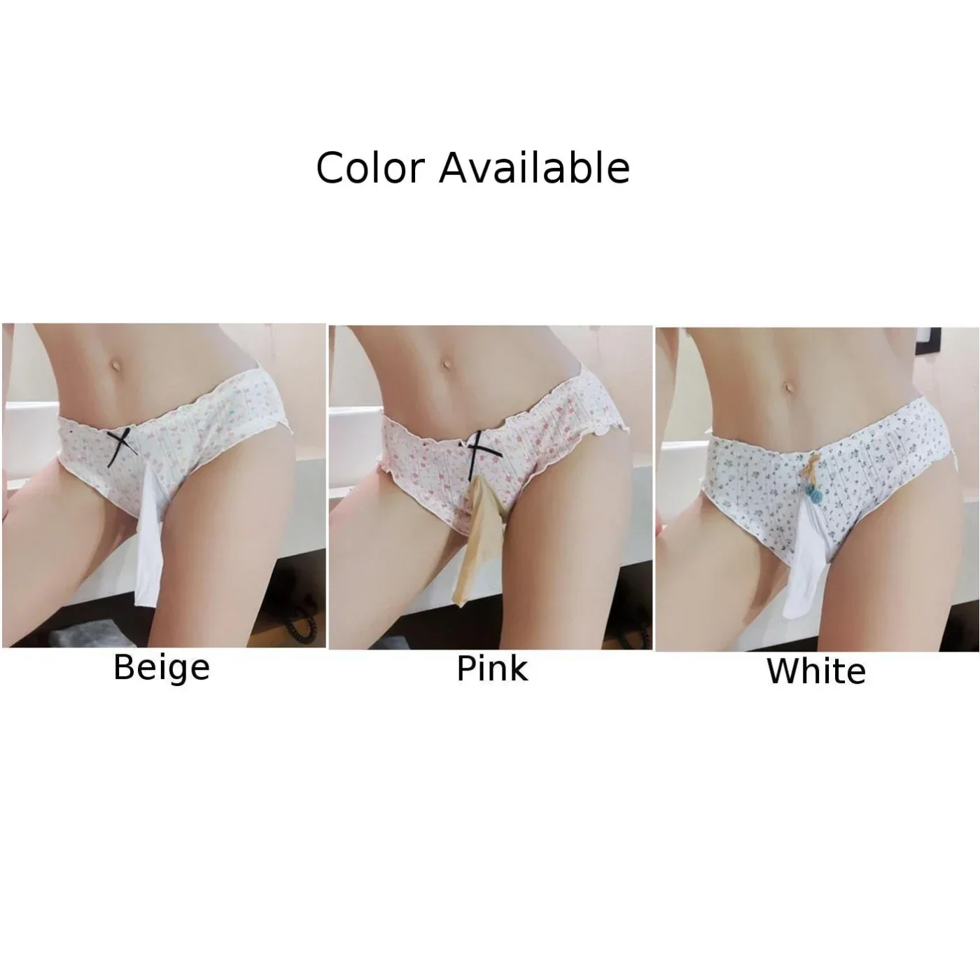 Sexy Men\'s Erotic Panties Ruffles Sissy Pouch Briefs Underpants Comfortable Male Gay Underwears Lingerie Трусы Мужские