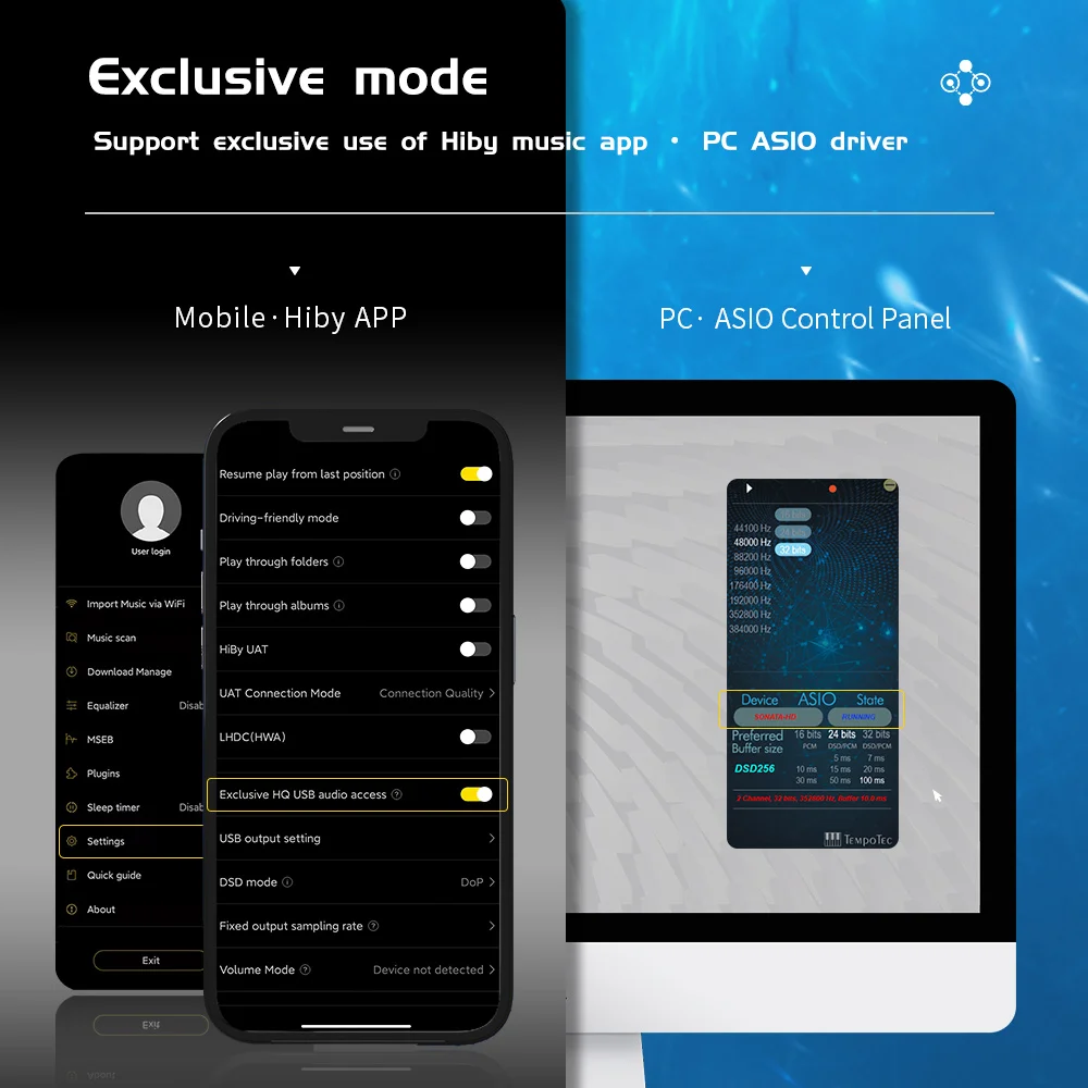 Кабель-адаптер TempoTec Sonata HD III, USB, DAC, Type C, 3,5 мм, усилитель для наушников, усилитель, Hi-Fi декодирование для Android, ПК, MAC, iOS