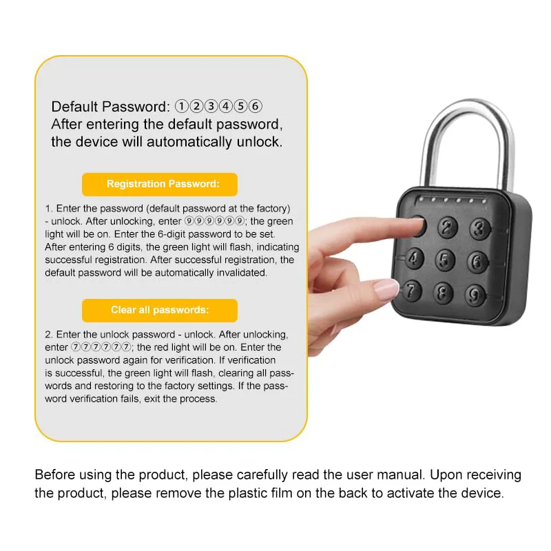 KERUI قفل مجمع قفل مقاوم للماء قفل بكلمة مرور قفل الباب بدون مفتاح للمنزل أمن الأمتعة حقيبة قفل مضاد للسرقة