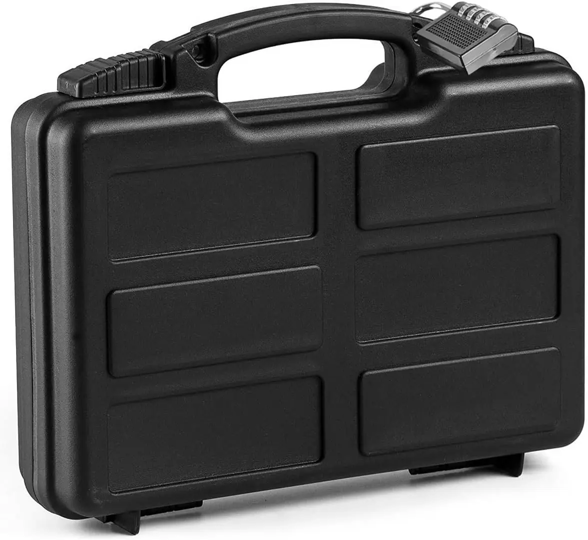 Hard Lockable Gun Cases for Pistols with Combination Lock | Handgun Case Lockable Box Travel Case Gun