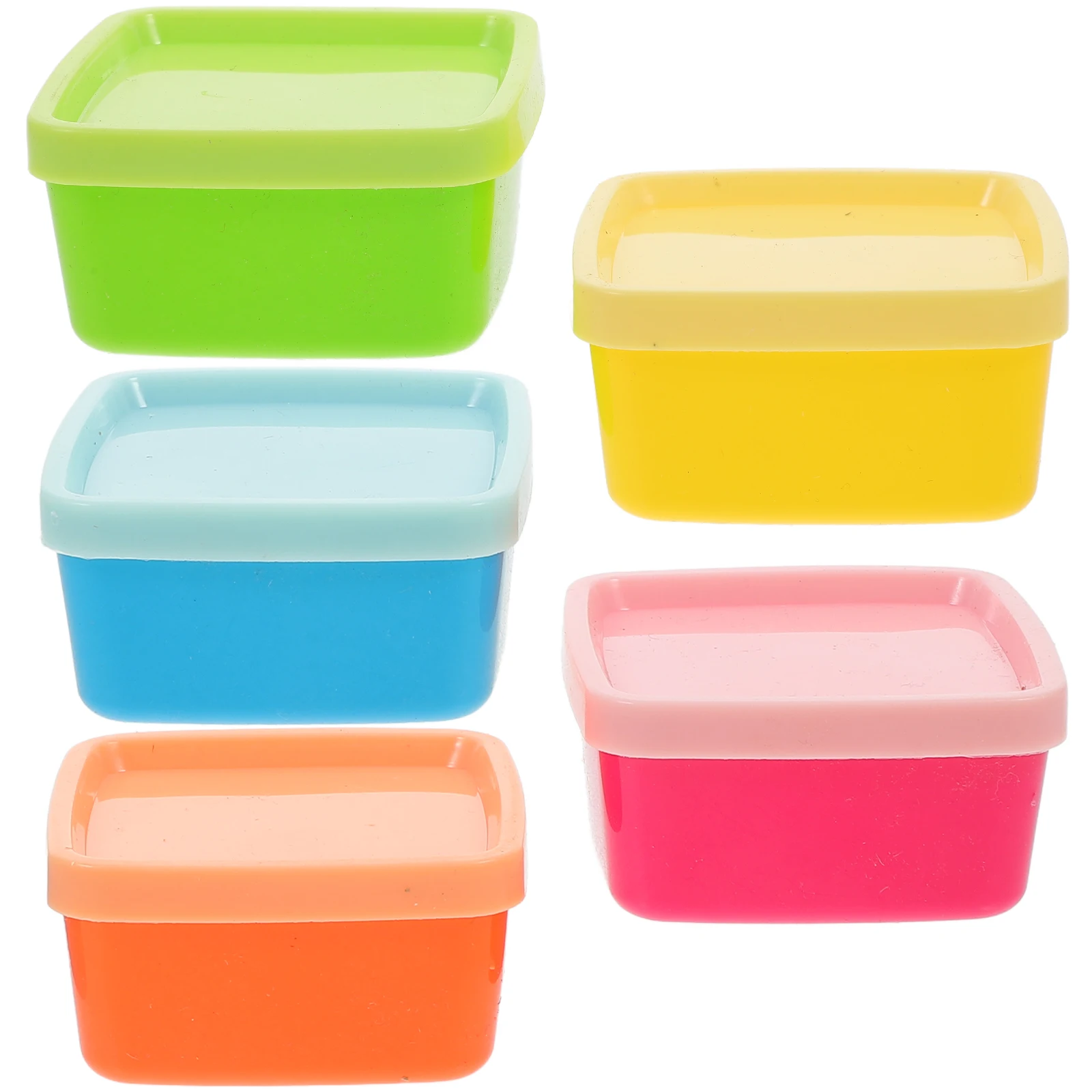 

5 Pcs Snack Storage Box Salad Dressing Container for Condiment Containers Snacks Small Pp Meal Prep Reusable Dip Toddler