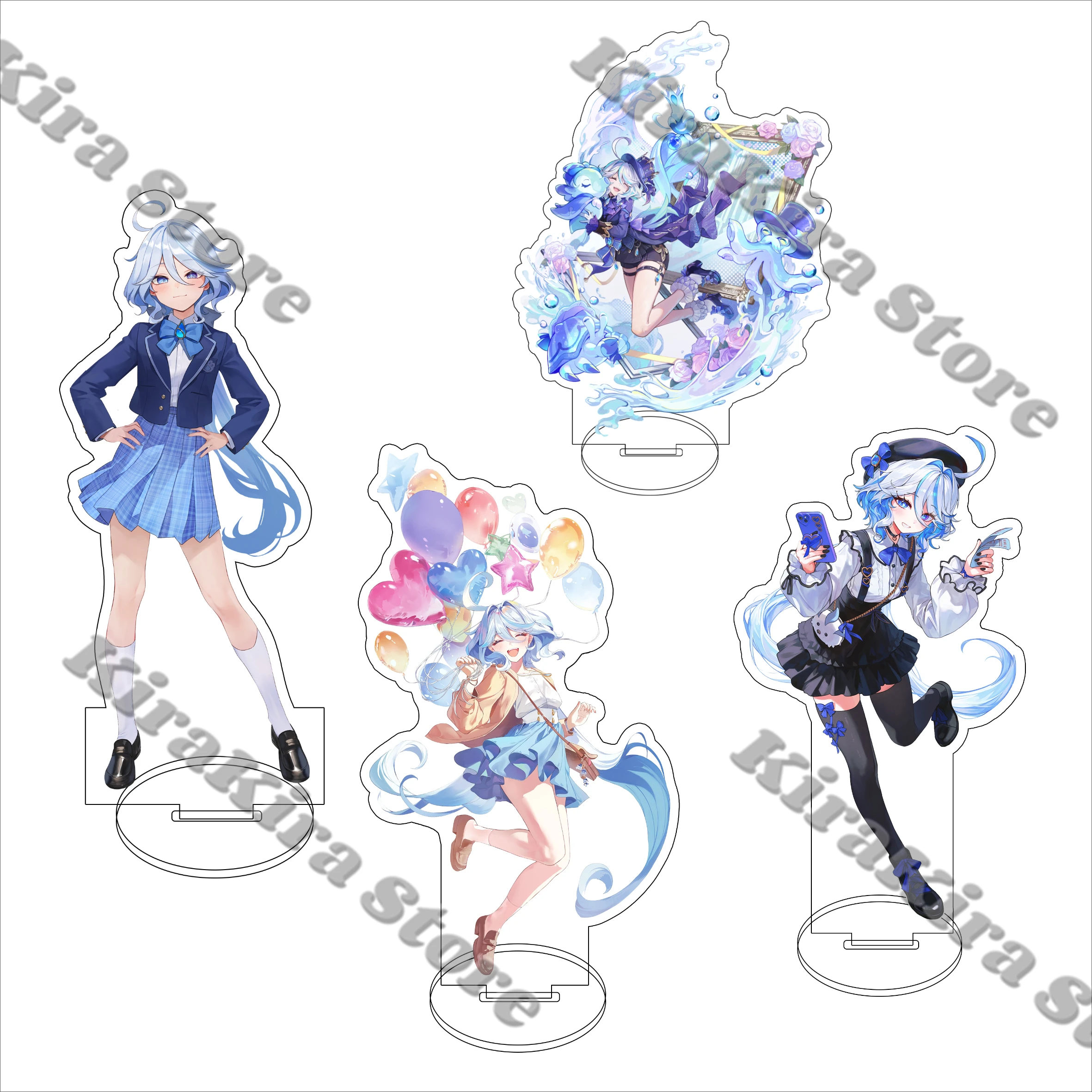 

Genshin Impact Anime Furina Acrylic Standing Plate Cosplay Desktop Focalors Decor Gifts Adorable Collection Tab Seri 16cm