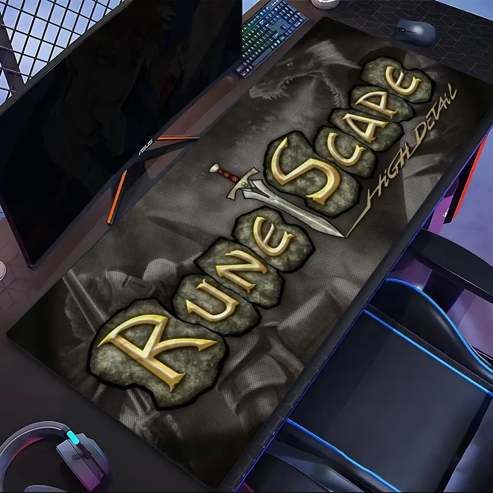 

Runescape Mouse Pad Tablet mouse Pad Laptop xl desktop mouse mat cute HD printing Gaming keyboard pad csgo Player 90x40