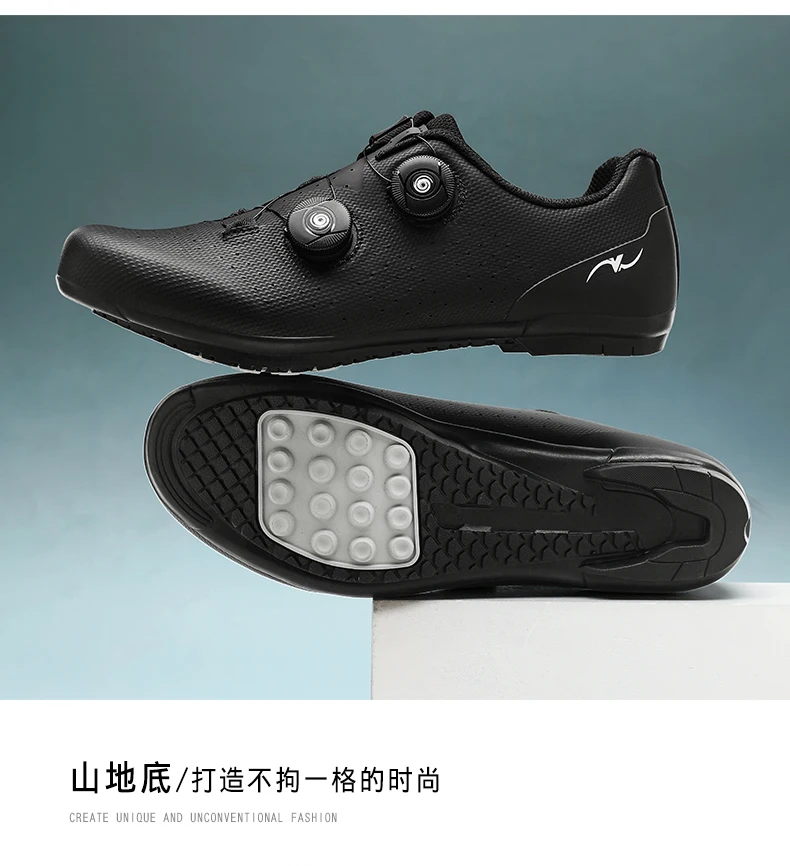 Unisex Neue Fahrradschuhe, atmungsaktiv, bequem, rutschfest, für den Straßenbereich, hochwertige MTB-Fahrradschuhe aus Gummi, professionelle, ultraleichte Fahrradschuhe – Detail 31