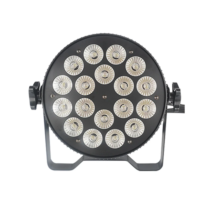 

18pcs Aluminum Par Light Stage Led Par Lighting Led Flat Par Lights for DJ Party Professional Stage Lighting Equipment