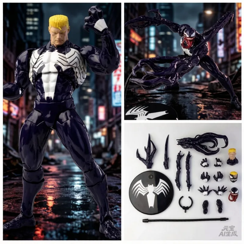 

【New product order 】Mess Toys Updated Prototype Venom Symbiote 1/12 Scale Action Figure Model, Collectible Toy Gift