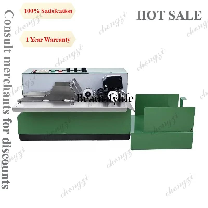 AB AB02 Electric Automatic Ink Wheel Printers High Speed Continuous Expiry Date Coder Paging Coding Machines For Plastic Label P