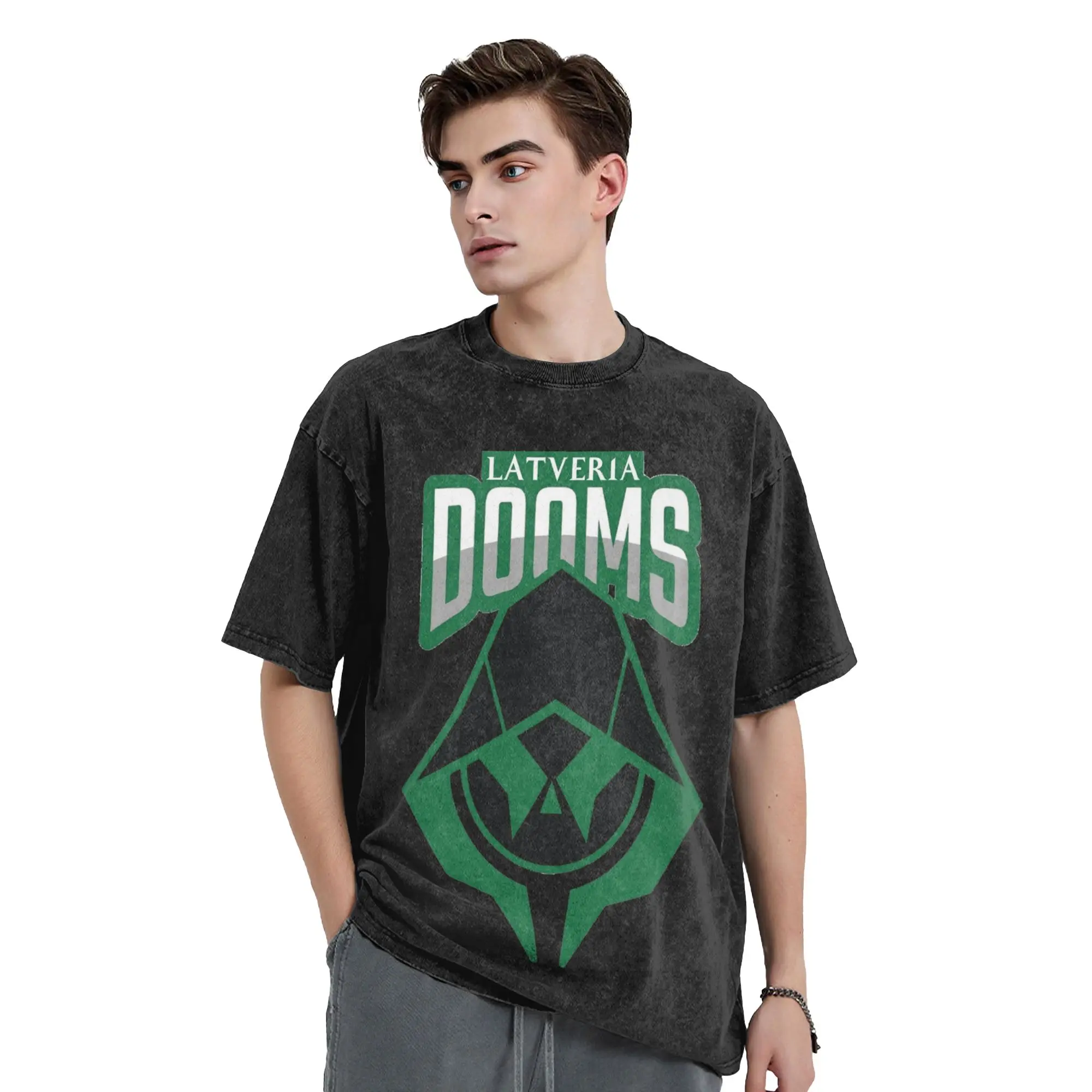 Latveria DOOMS T-Shirts Men  Funny Cotton Tee Shirt Round Collar Short Sleeve T Shirt Plus Size Tops