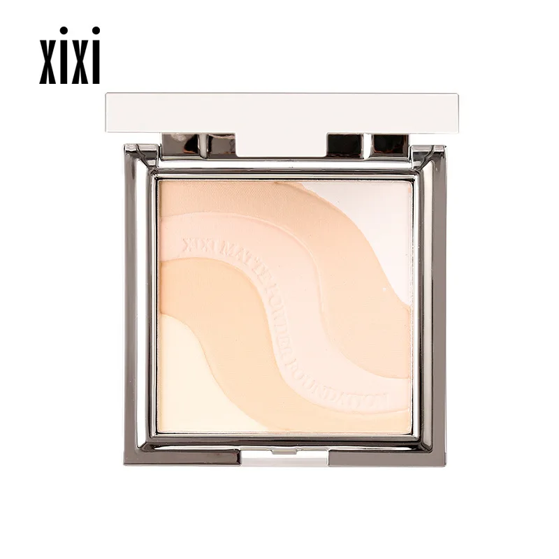 

Xixi 5-Color Soft Impeccable Makeup Setting Powder Light Thin Delicate Color Correction Plate for Soft Focused Makeup Finish