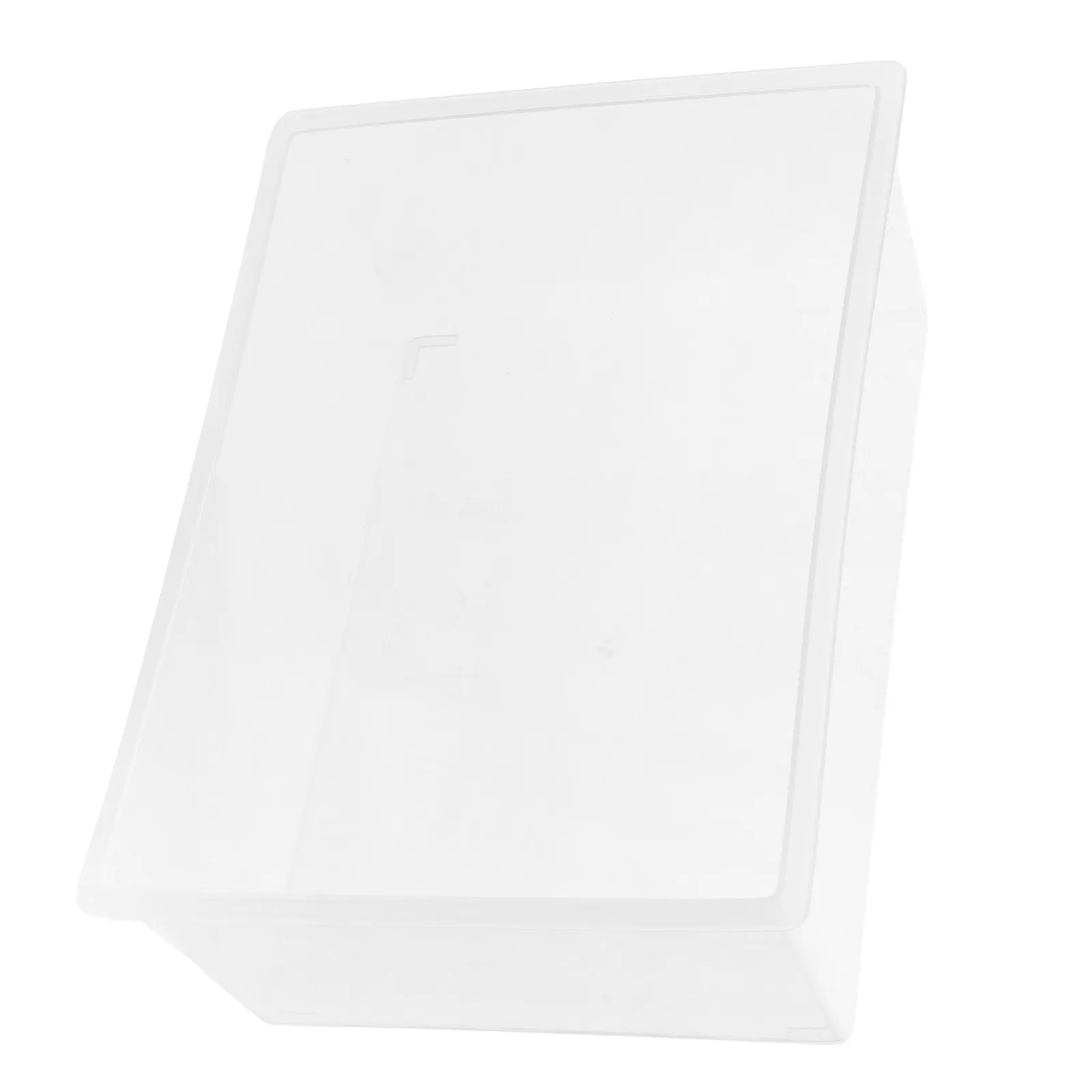 Transparent Plastic Basin Square Laboratory Basin 10.6x7.9x3.9 Chemistry Liquid Container Lab Utility Bowl for Cleaning and