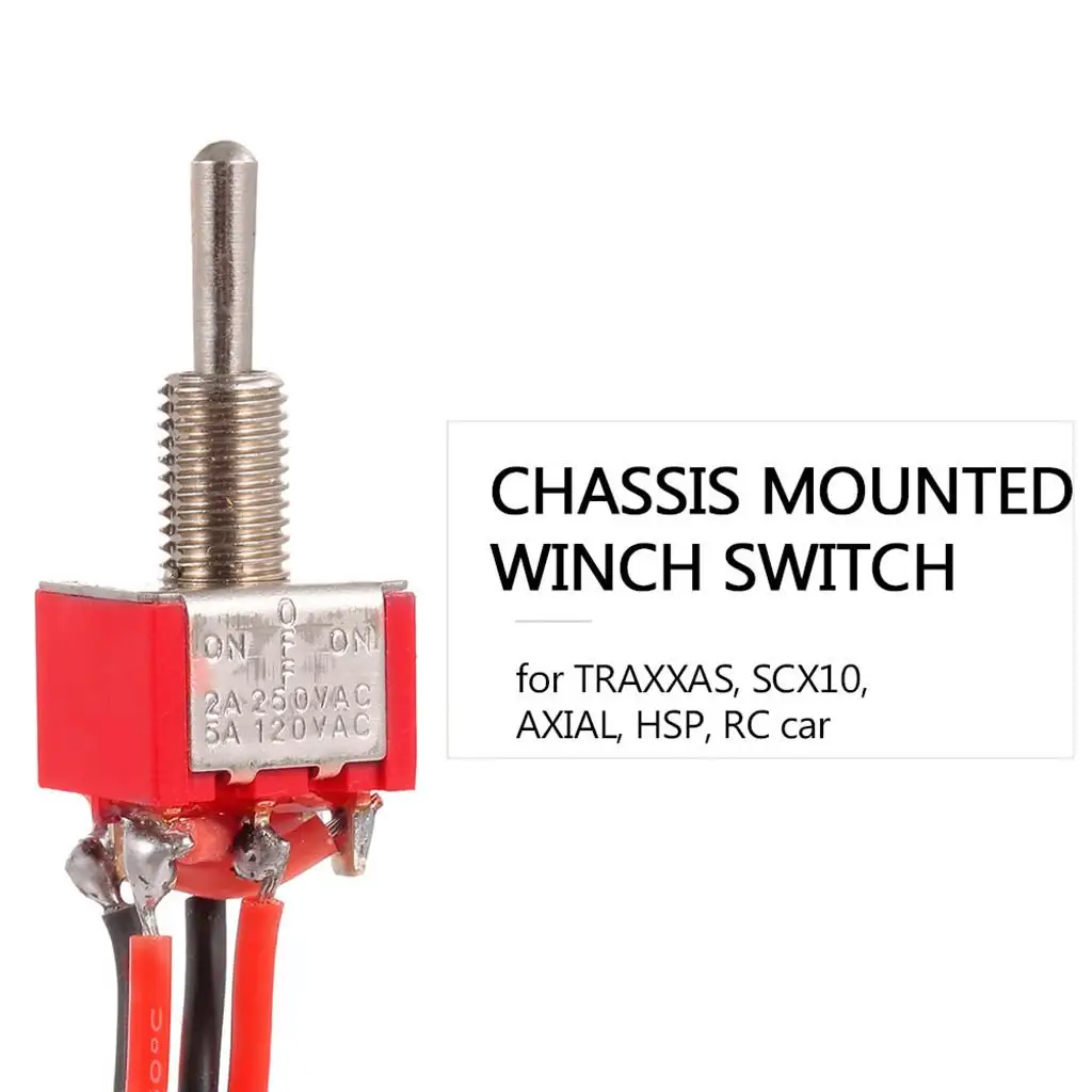 Upgrade Parts RC Car Chassis Mounted Switch Cable Rubber for SCX10 Chassis Hobby Grade RC Configuration