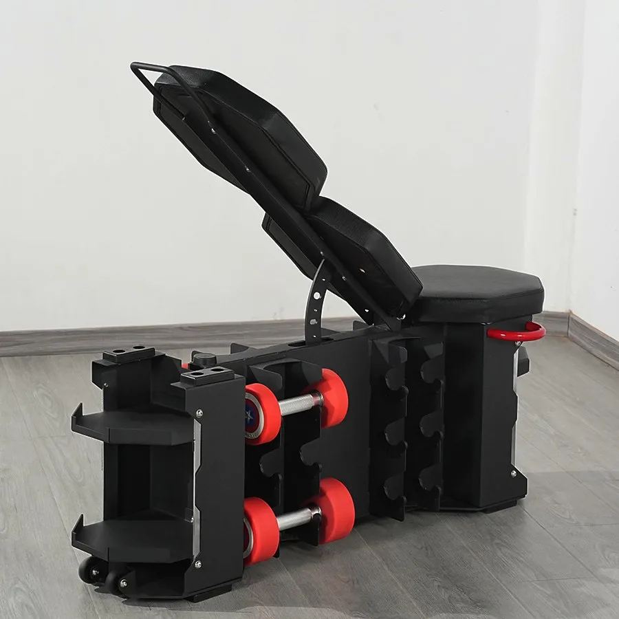 Hot Sale Low Price Multi-Functional Dumbbell Stool Cheap Storage Bench With Dumbbell