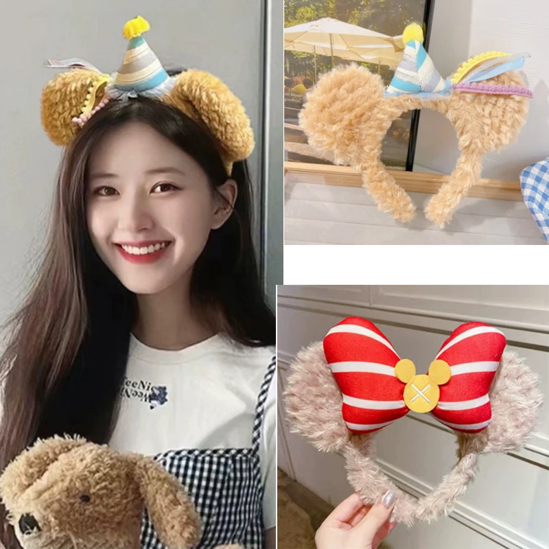 

Animal Flower Headpiece Black Mouse Ears Headband MM Butterfly Hair Hoop Halloween Park Women Adults Costume Photo Shoot