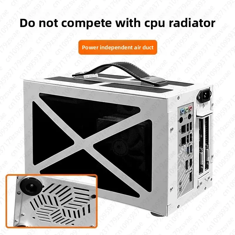 

Portable Mini Computer Case, Desktop ITX Motherboard, SFX Power Supply, Office Diy Case, Not K66