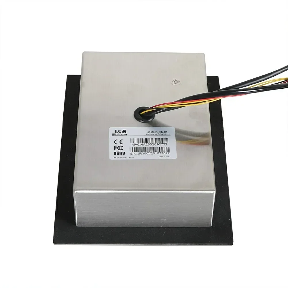 

IP/4G video intercom with HD camera suitable for subway, carriage, and cleanroom video telephony