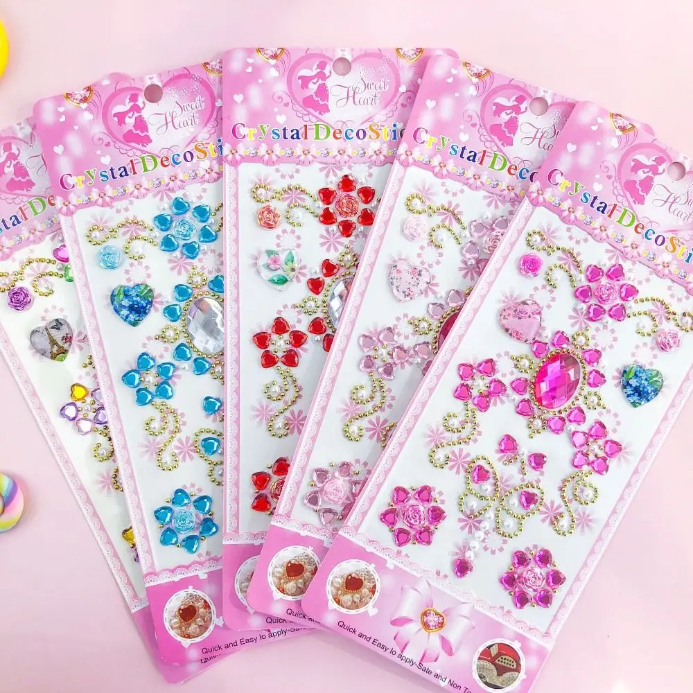 Decoration Stickers 3D Gem Stickers DIY Mobile Phone Scrapbooking DIY Acrylic Gem Sticker Self Adhesive