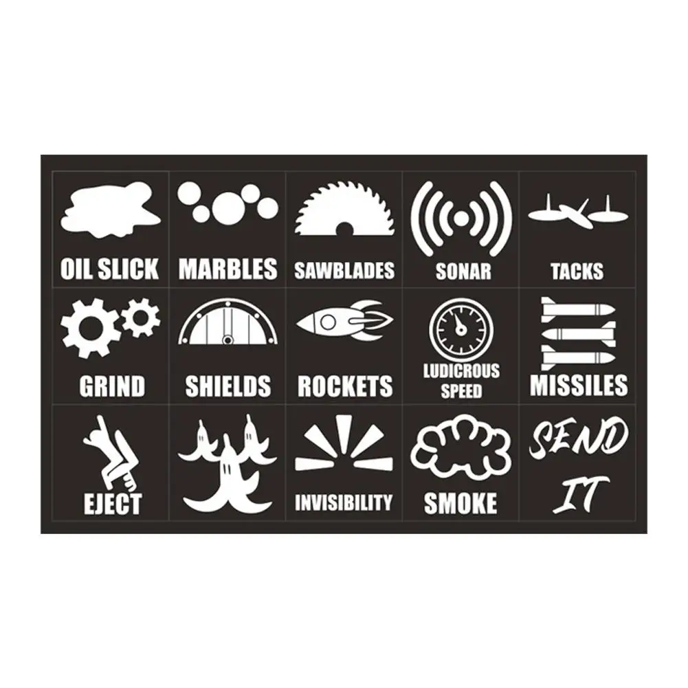 1 قطعة ملصقات السيارات البلاستيكية ذاتية اللصق ملصقات السيارات الداخلية مناسبة لأزرار نافذة السيارة ديكور شخصي للسيارة V4S3 #6