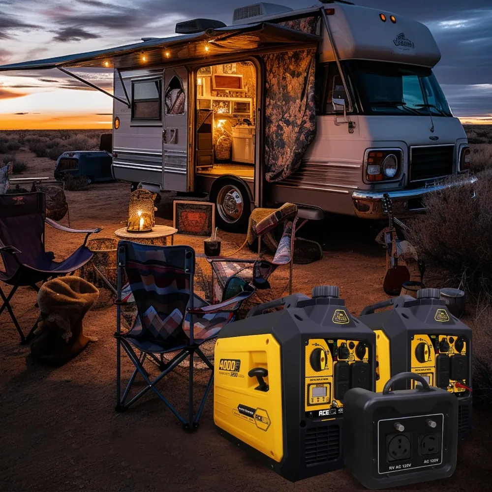 

Energy 4000 Watt Portable Inverter Generator, Gas Powered Generator Quiet for Home, RV-Ready, EPA Compliant