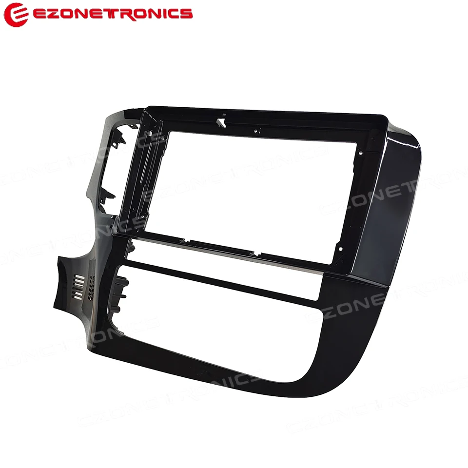 9inc For Mitsubishi Outlander 2017-2019 Car Fascia Frame Audio Fitting Adaptor Dash Trim Kits Facia Panel Double Radio Player