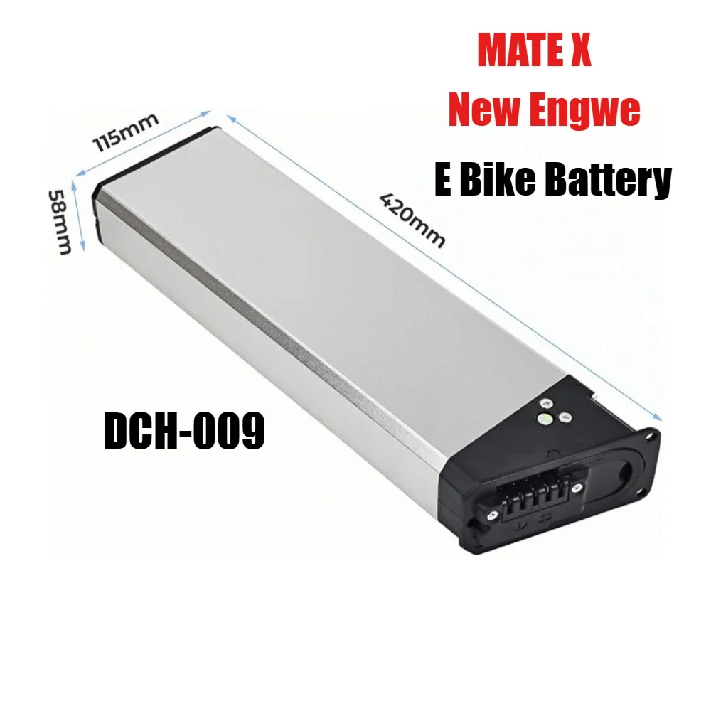 Batteries de remplacement 48V 17,5Ah 16Ah pour 2022 nouveau Engwe EP-2 Pro Engine Pro Version améliorée pour batterie de vélo MATE X DCH-009