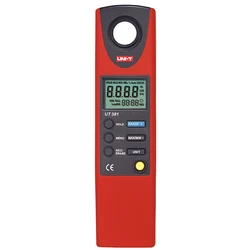 UNI-T UT381 UT382 Digital Lux Meter illuminometri misurazione dati Hold Auto Range LUX/FC luminometro fotometro