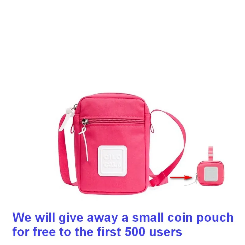 Fashion brand crossbody bag women small square bag girl heart single shoulder mobile phone bag