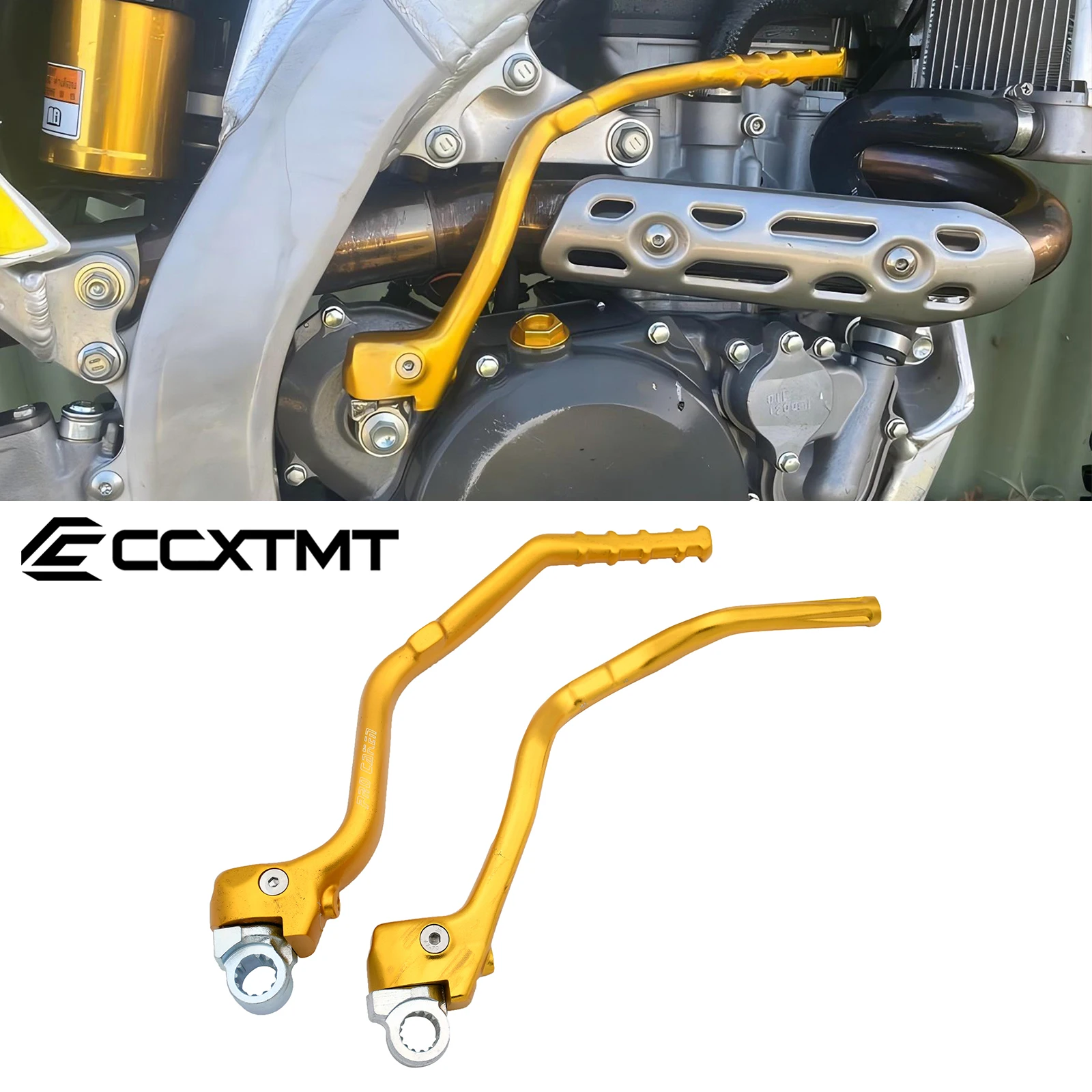 

Motorcycle Aluminum Forged Kick Start Lever Pedal For Suzuki RMZ250 RMZ450 RMZ 250 450 2008-2012 2013 2014 2015 Universal Parts