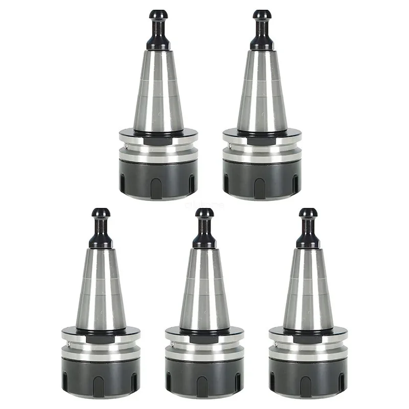 5pcs ISO30-ER32-45/50L High Speed Dynamic Balance Shank Stainless Steel Engraving Machine Milling Machine Tool Cross-Border