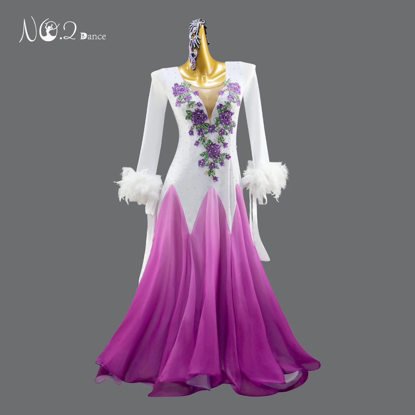 Costume For Girl 2026 Womens Ballroom Dress Waltz Dancewear Clothes Modern Skirt Competition Luxury Prom High Quality Stage suit
