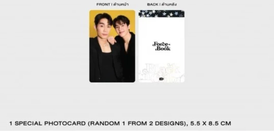 2025 New In Stock Thailand Stars Drama Force book Official Calendar 24.5x18.7cm+ 1 Random Card