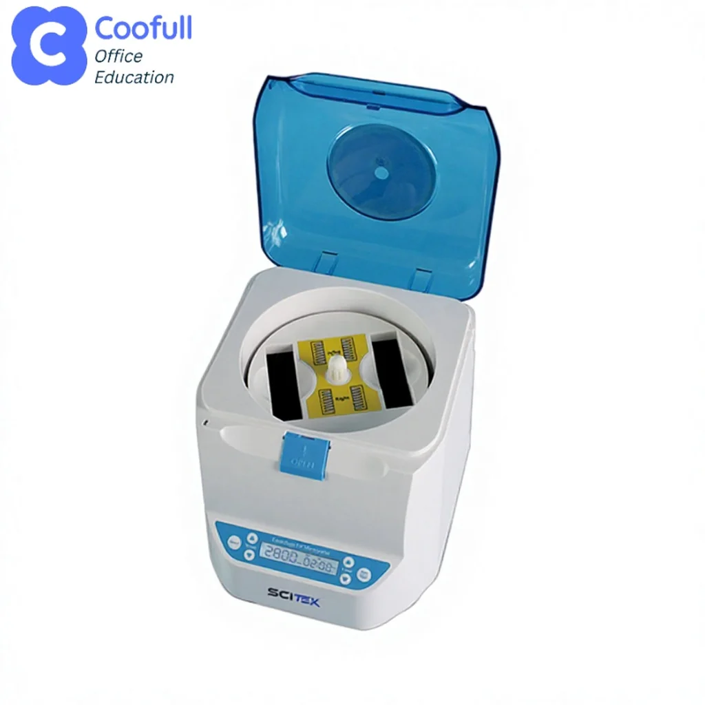 

Центрифуга для микрофлаконов CFG-3MP, 2200~2800 об/мин, макс. RCF 550xg, для 2 ПЦР-плиток, с функцией обратного отсчета, бесщеточный двигатель постоянного тока, автоматическая остановка