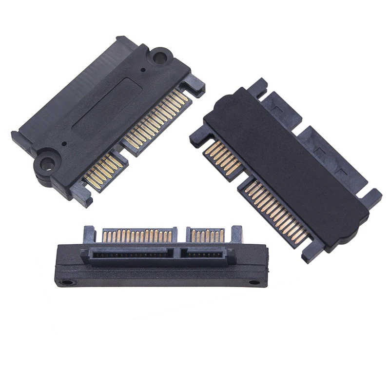 SFF-8482 Adapter SAS na SATA 3.0 Konwerter złącza 22Pin SATA na SATA Prosty 180 stopni Pionowy 90 stopni Riser dla HDD SSD