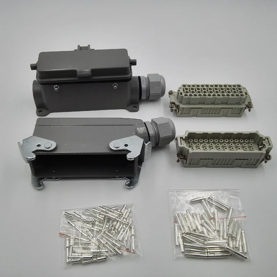 Heavy duty connector high voltage cabinet aviation plug rectangular industrial waterproof plug HDC-HEE-046