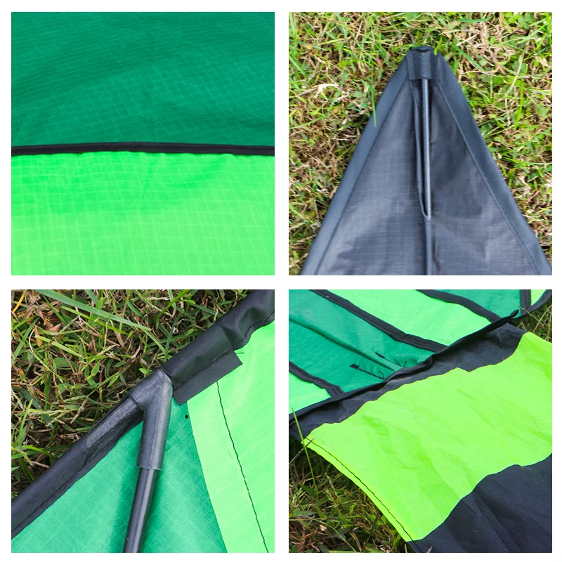 Paraíso pássaro 1.8m avião verde pipa com 100m alça linha caça pipa aeronave brinquedo ao ar livre esporte ao ar livre presente para crianças